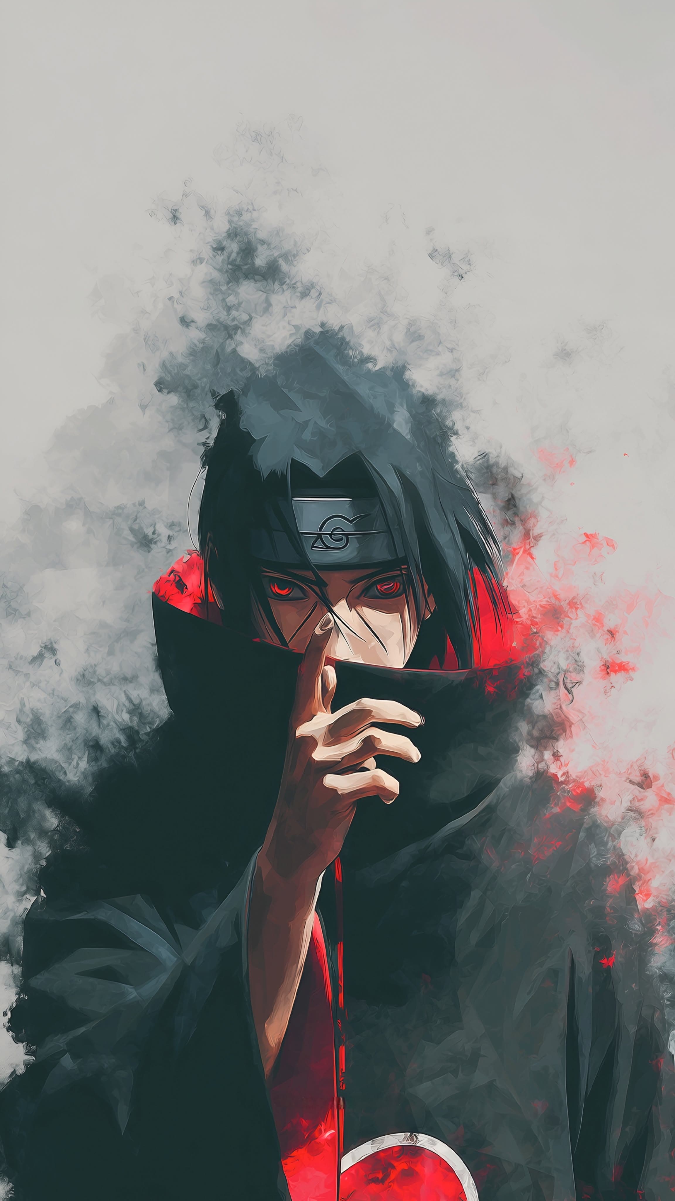 Itachi Uchiha Dark Anime Character Art