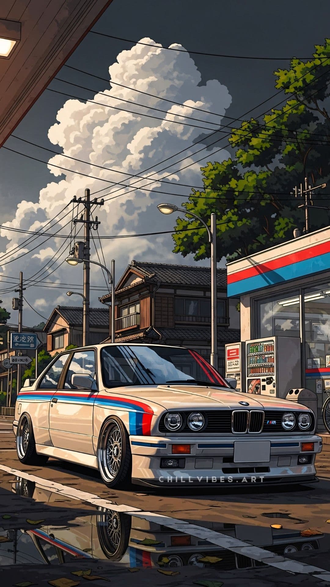 Classic BMW M3 E30 Motorsport Street Art