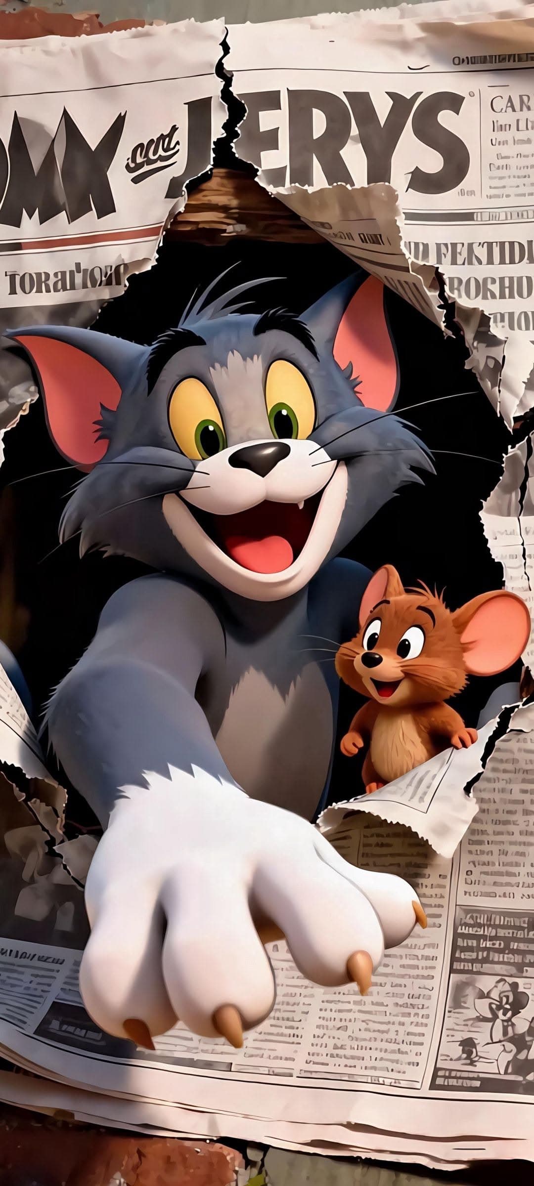 Tom and Jerry Classic Cartoon Characters Wallpaper