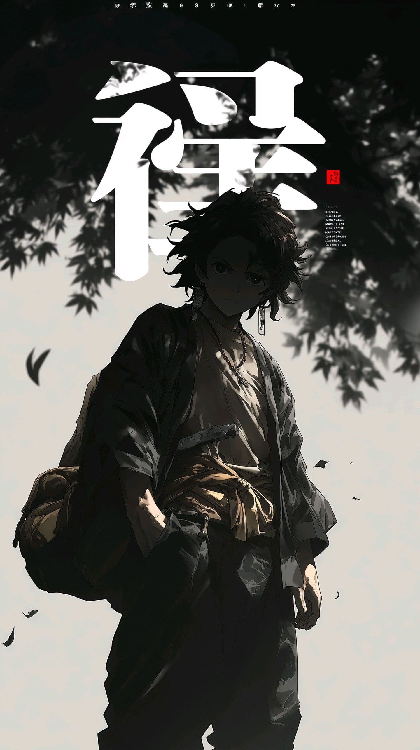 Anime Character in Traditional Robe