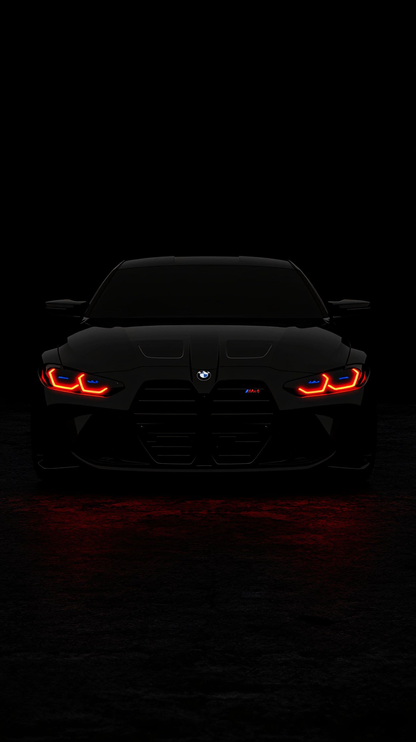 BMW M Sport Car with Red LED Headlights