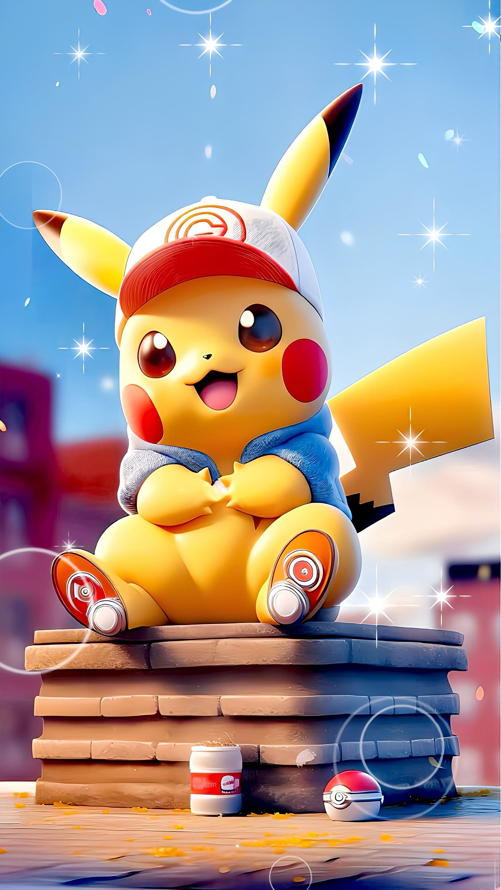Pikachu Pokemon Character Cute Wallpaper