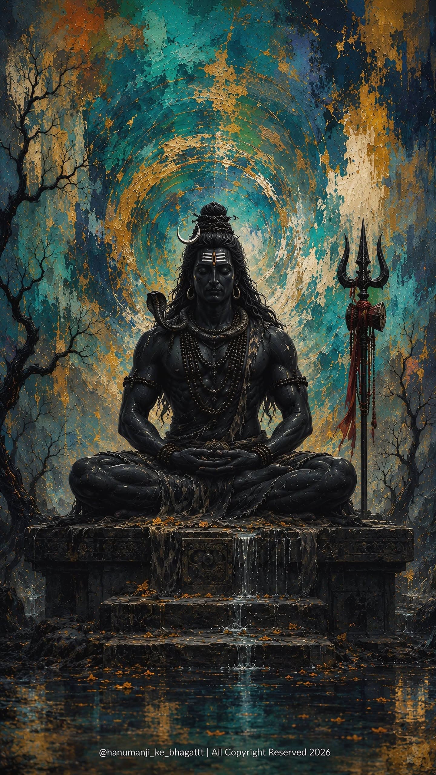 Lord Shiva Seated in Meditation