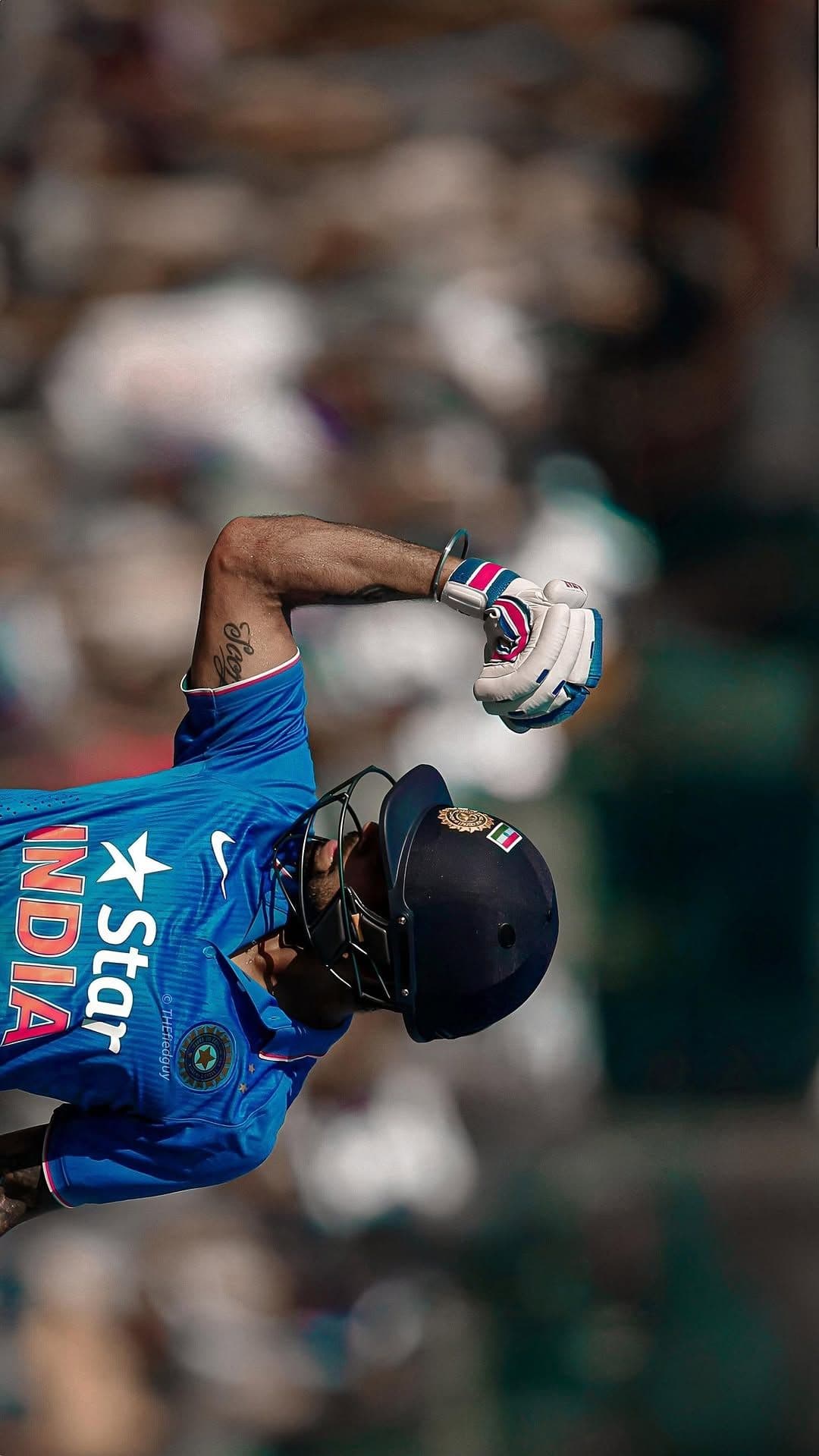 Virat Kohli Celebrating on Cricket Field