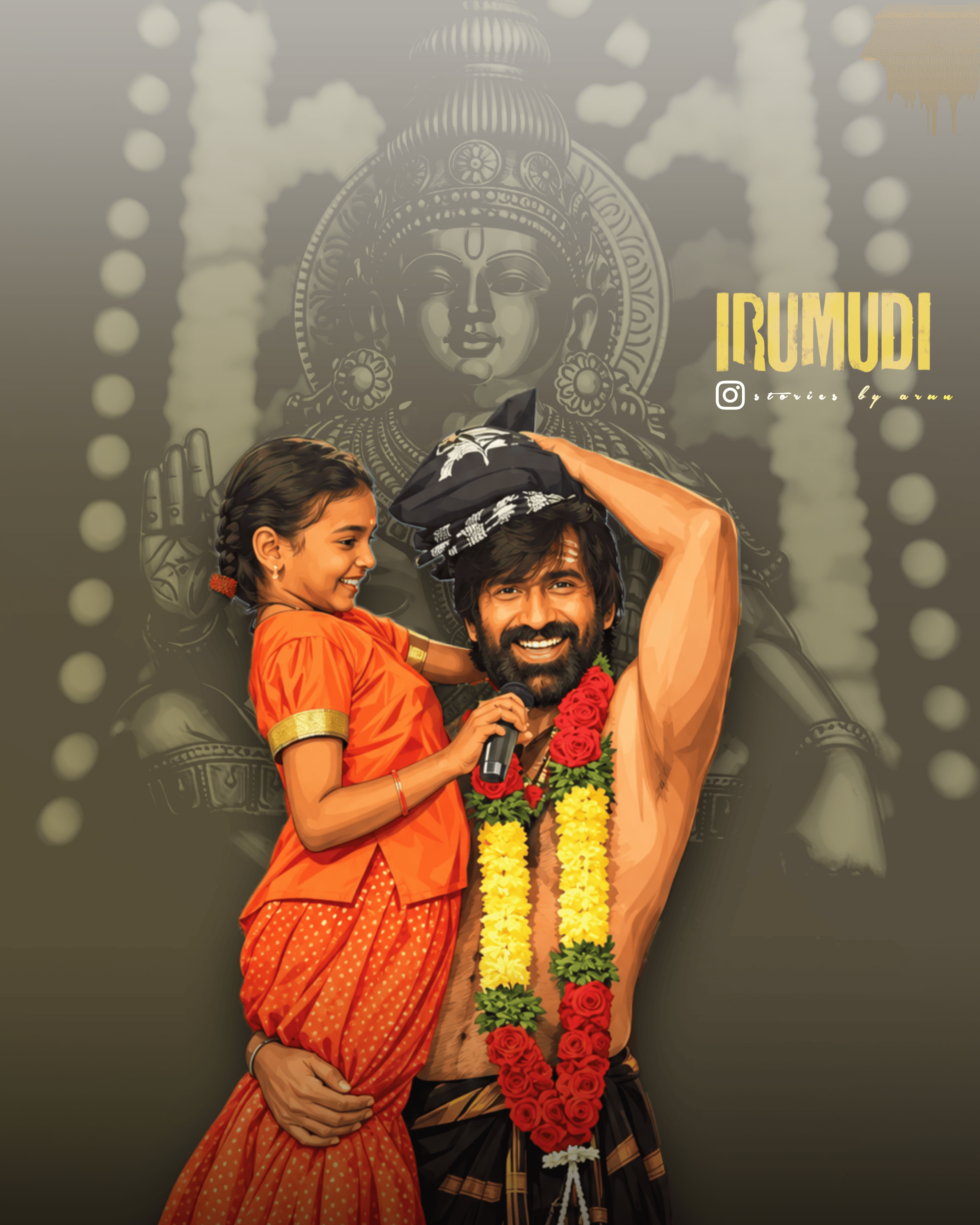 Ayyappa Devotee Holding Little Girl