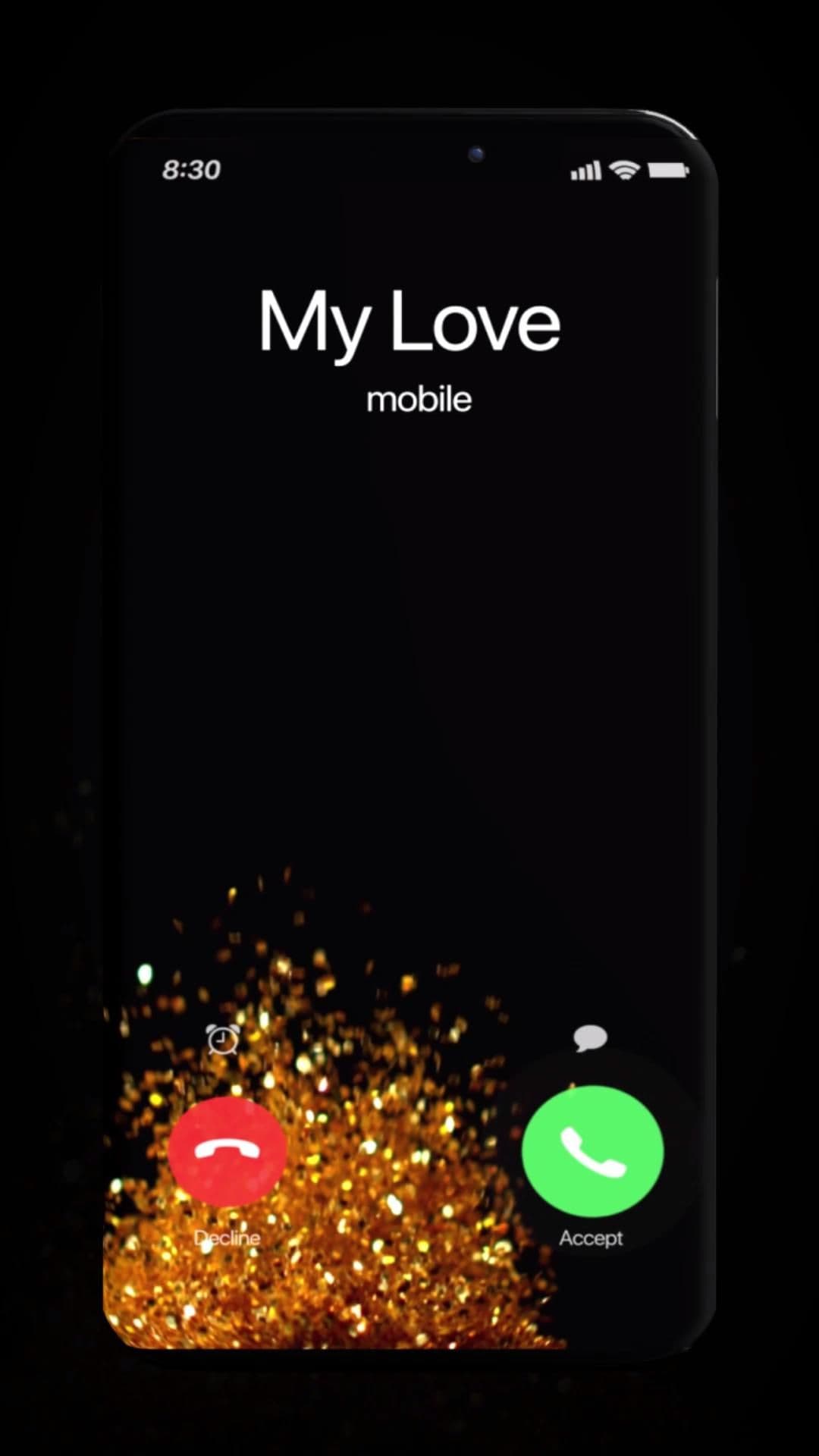 My Love Incoming Call Screen