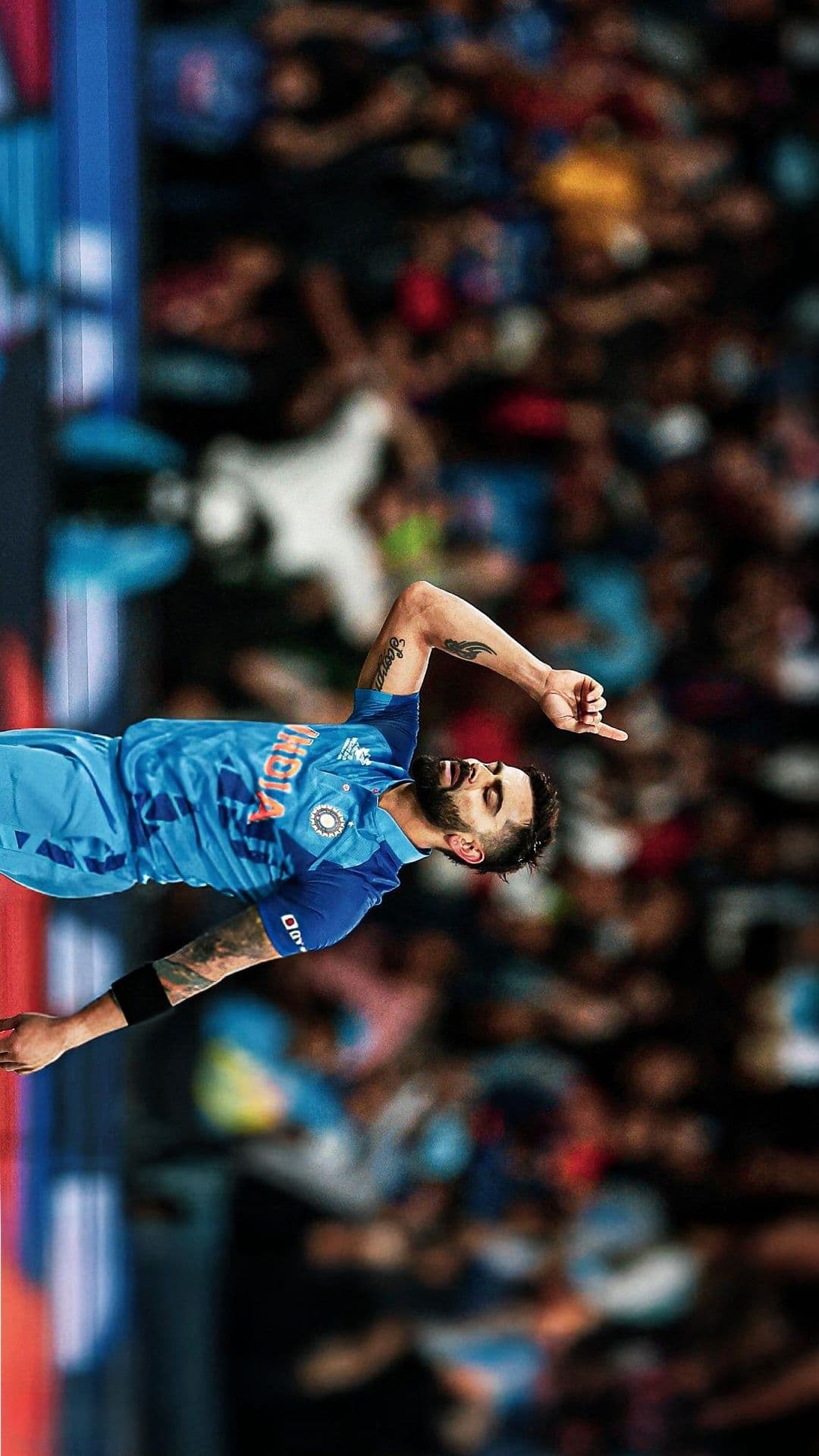 Virat Kohli Celebrating Match Victory