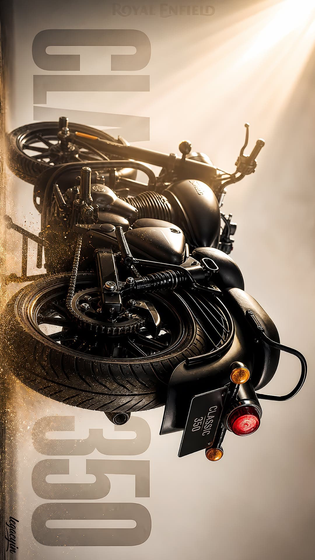 Matte Black Royal Enfield Classic 350