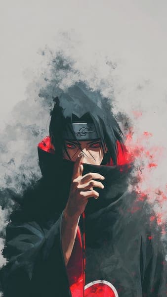 Itachi Uchiha Dark Anime Character Art