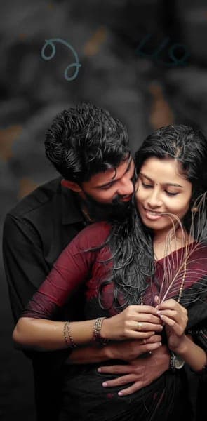 Romantic Couple Portrait with Emotional Connection