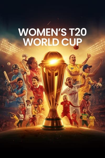 Women's T20 World Cup Cricket Tournament Poster