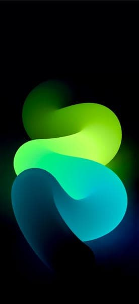 Abstract Gradient Waves Wallpaper