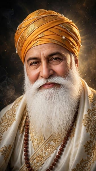 Guru Nanak Dev Ji Digital Portrait