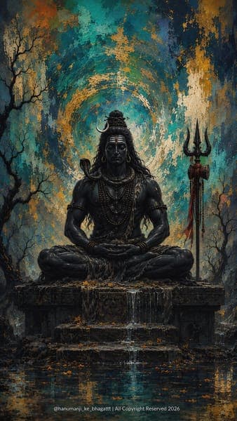 Lord Shiva Seated in Meditation