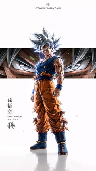 Goku Ultra Instinct Standing Art