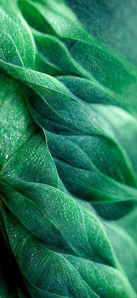 Close Up Green Leaf Texture
