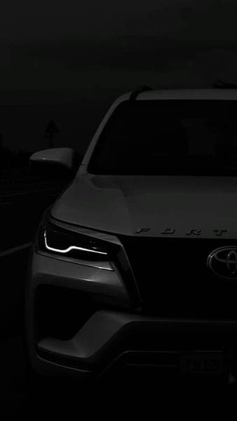 Dark Toyota Fortuner Front Profile