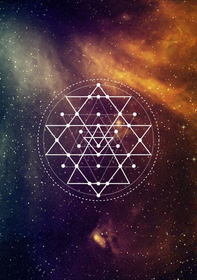 Sacred Geometry Sri Yantra Symbol