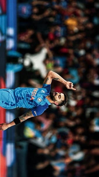 Virat Kohli Celebrating Match Victory