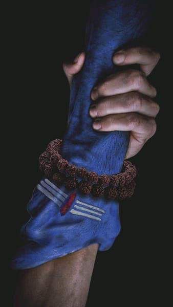 God holding hand